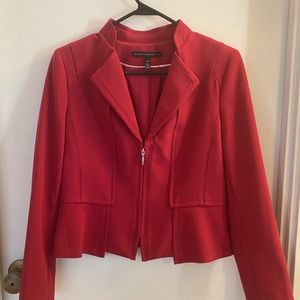 WHBM Pink Contour Blazer Jacket